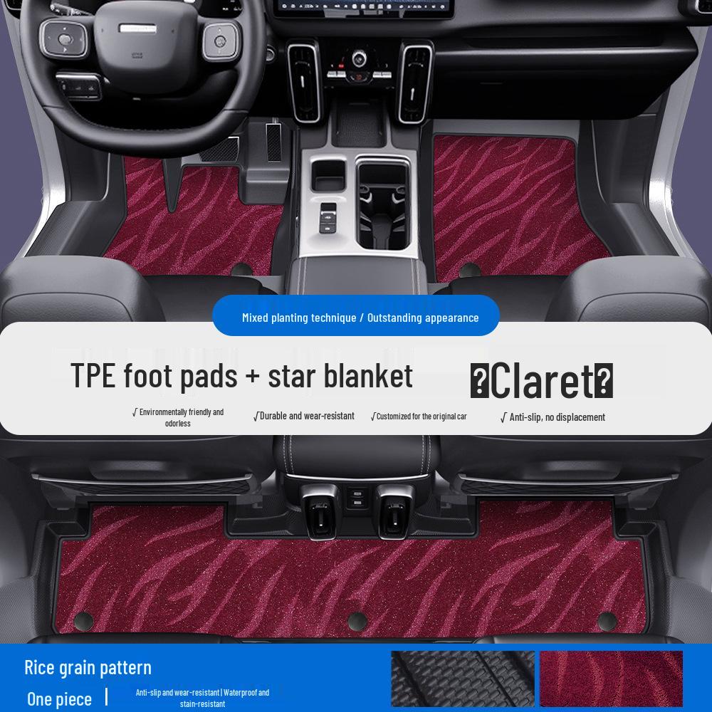 Haval Big Dog, Xiaolong MAX F5, F7X, Menglong TPE Car Floor Mats with Door Sill Coverage