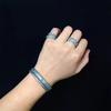 Yintai Feifei Original Thai Silver Cthulhu Ring: Retro, Distressed, Adjustable Men's Finger Ring.