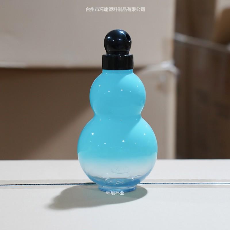 Oriental Gourd-Shaped Sport Water Bottle 950ml Leakproof PC Cup With Carry Strap New Chinese Style