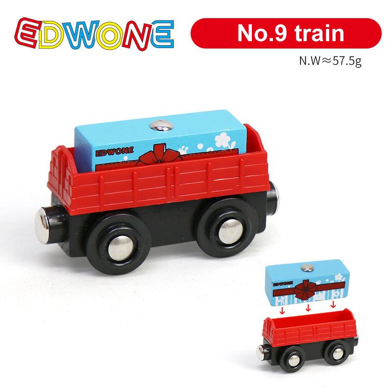 1pcs Magnetic Train Toys Wooden Train Locomotive Car Truck Railway Accessories Fit for Wooden Tracks Toys for Kids Gifts