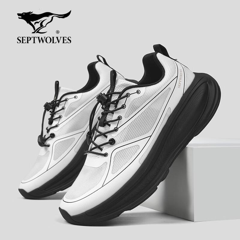 Sevenwolves Men's Breathable Mesh Running & Hiking Shoes