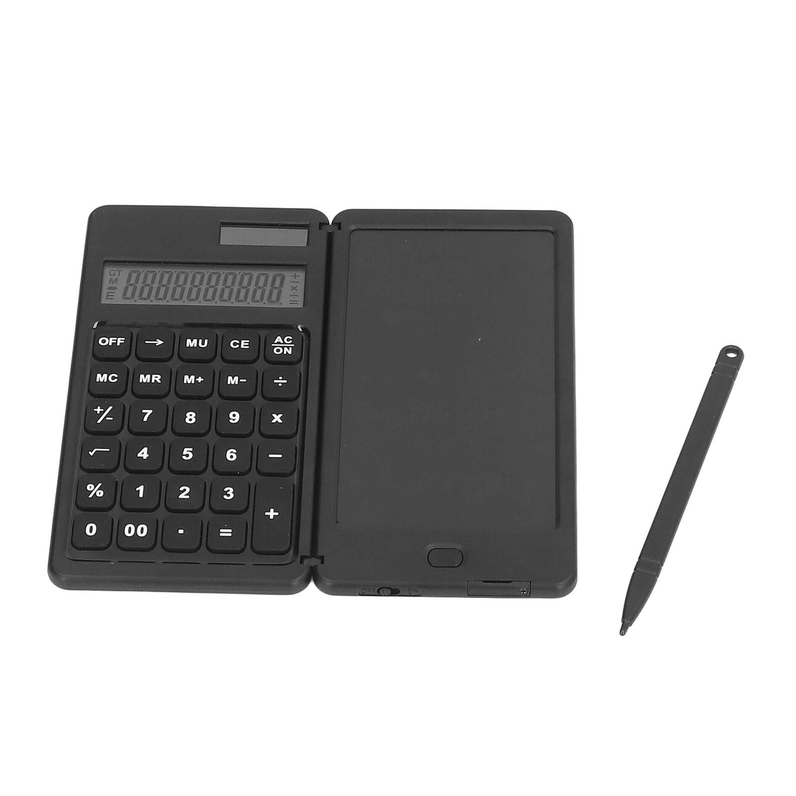 

Solar Calculator with LCD Writing Tablet Portable Foldable Desktop Calculator for Office Study Room