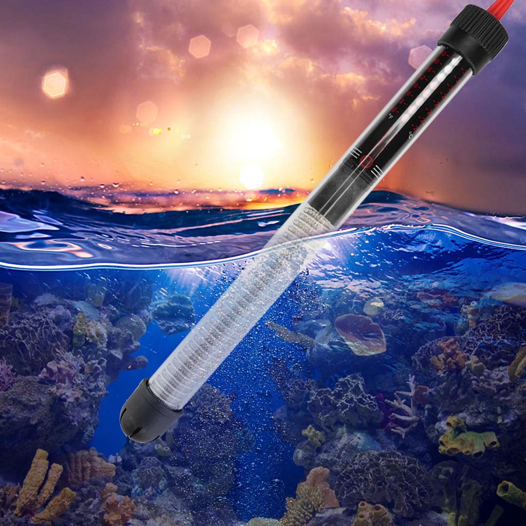 200W Glazen Aquarium Dompelbaar Automatische Constante Temperatuur Waterverwarmer Verwarmingsstaaf Aquarium