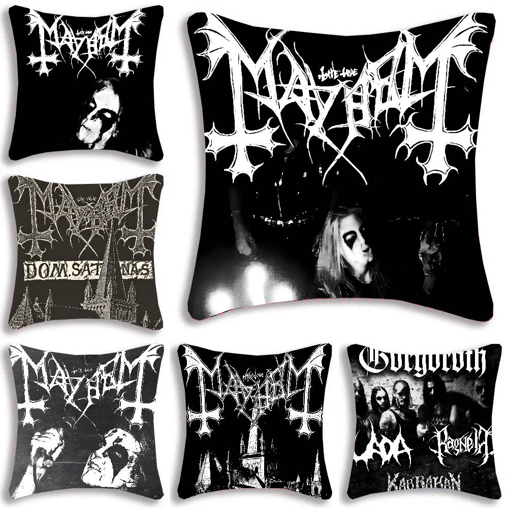 Mayhem Pillow Case Square Pillow Bedroom Sofa Leisure Comfort Cushion Car Living Room Home Decoration