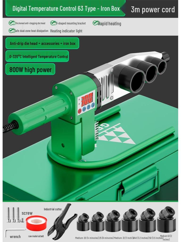 Green Forest Hot Melt PPR Pipe Welder - Household Container Welding Machine