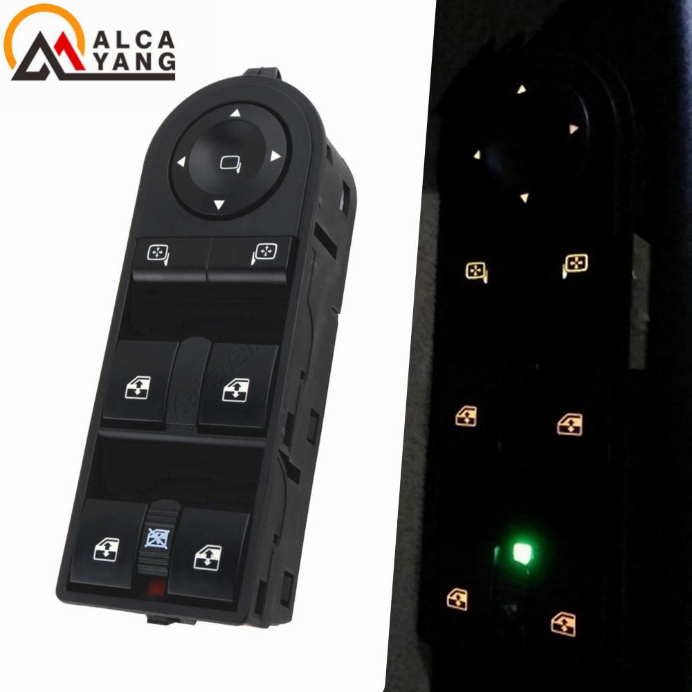Front Left Electric Control Master Switches 13228699 13215153 Power Window Switch For Vauxhall For Opel Astra H Zafira B Kombi Switches4