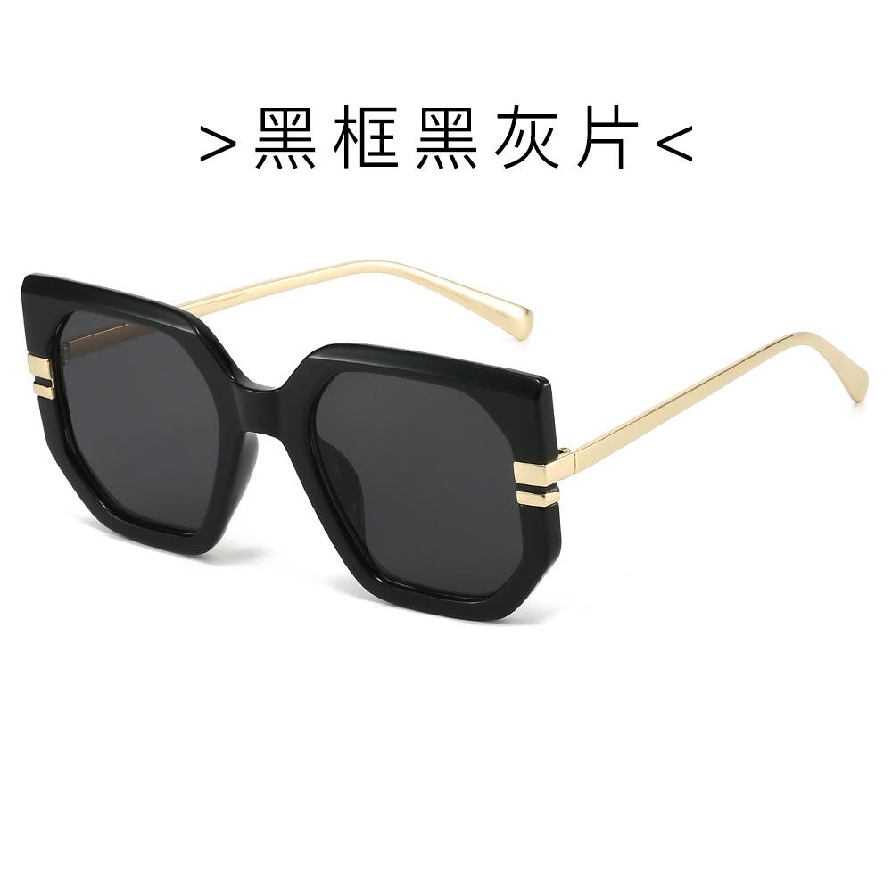 

New Women Sun Glasses Brand Designer Colorful Patchwork Large Square Sunglasses Female UV400 Shades черный серый