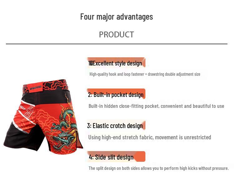 Soft Monkey Combat Training Venom MMA & Muay Thai Shorts for Men
