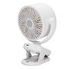 Tilt Desk Fan 100 Speeds USB   Desktop Wall Mounted Clip On 4000mah Battery Bladeless Quiet Cooling Fan