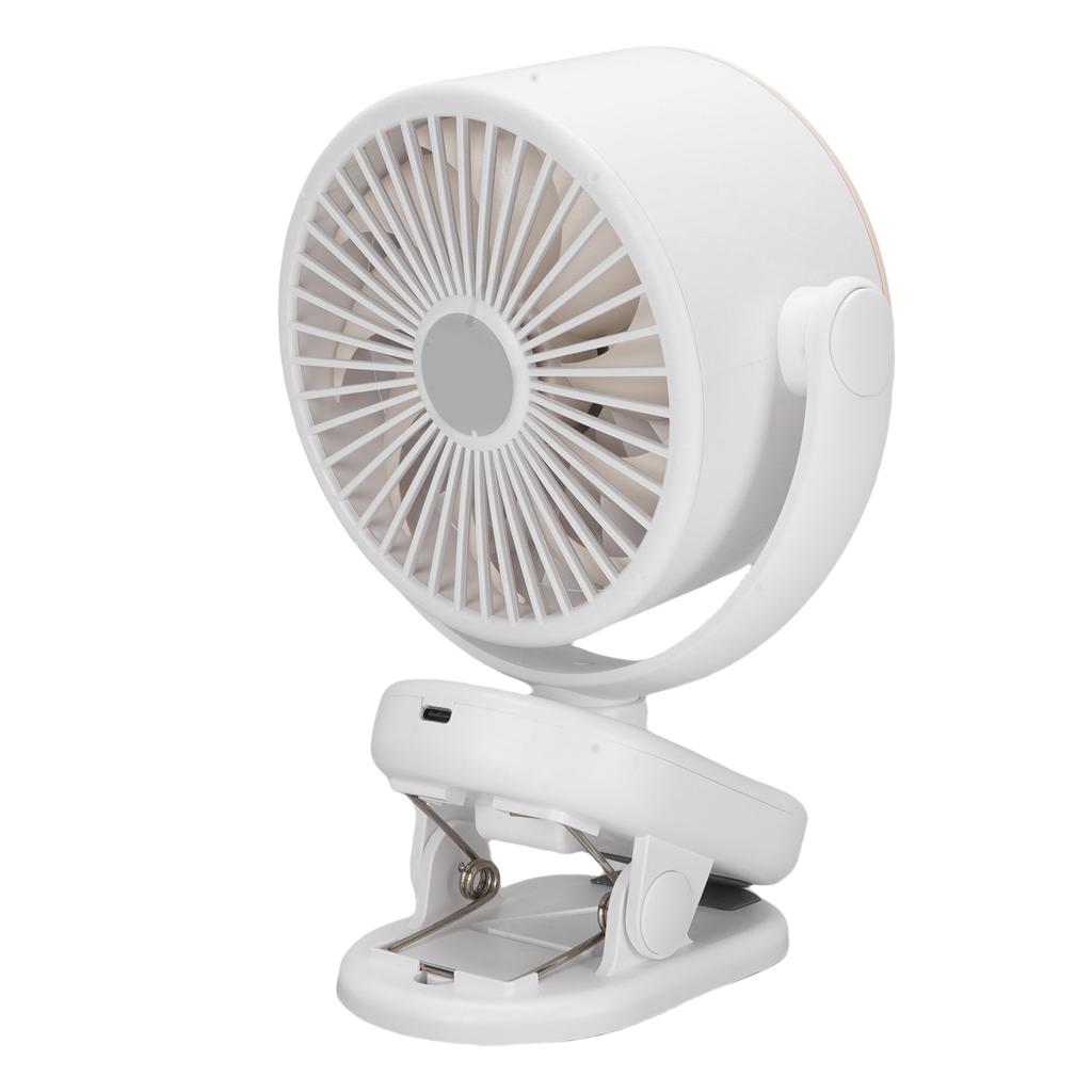 Tilt Desk Fan 100 Speeds USB   Desktop Wall Mounted Clip On 4000mah Battery Bladeless Quiet Cooling Fan