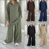 Completo da donna con felpa con cappuccio, maniche lunghe, zip frontale e pantaloni a gamba dritta, multicolore