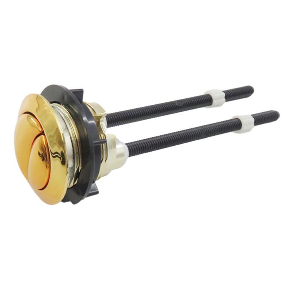 Dual Flush Mechanical Top Flush Valve Push Button Stainless Steel