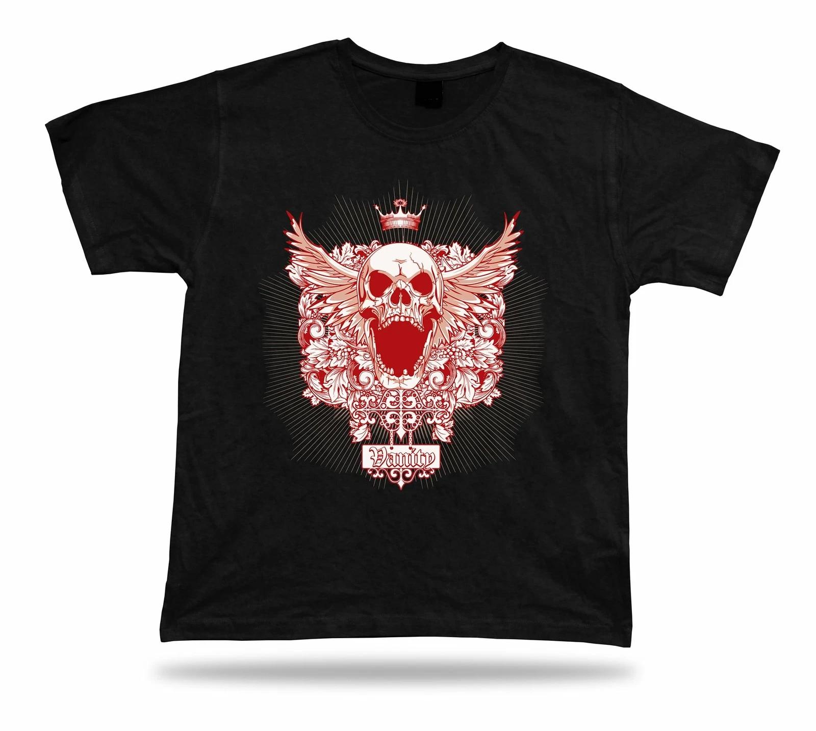 King of roar skulls fashion unisex T shirt Tee special apparel cartoon gift sale 3XL
