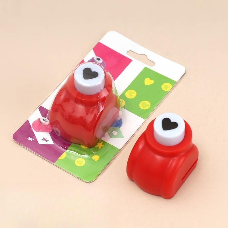 

Мини фигурный дырокол для рукоделия, многофункциональный, доступен в нескольких цветах, портативный инструмент для DIY скрапбукинга. Love