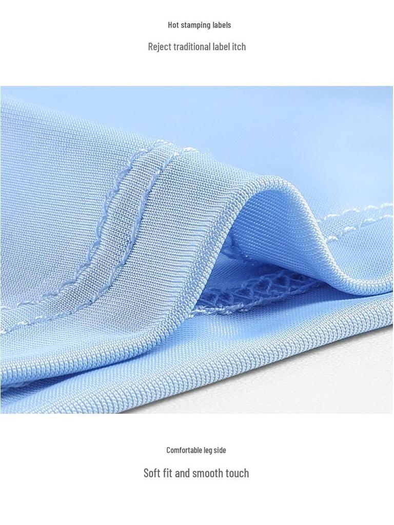 Herren Eis-Seide Schnelltrocknend Anti-Scheuer Boxer Briefs - Sommer Sport, Übergröße