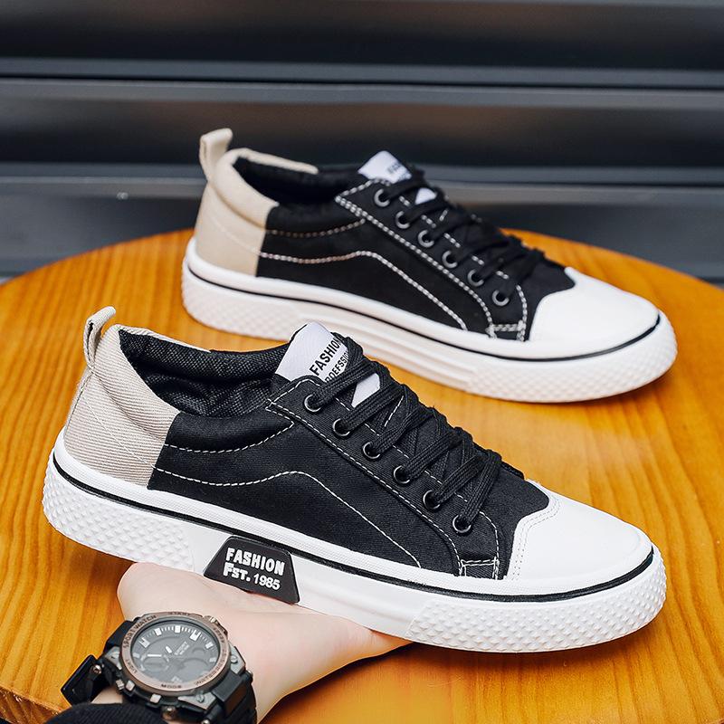 

Чоловічі весняно-літні нові дихаючі парусинові туфлі Джокер Скейт М яка підошва Повсякденні спортивні модні кросівки для бігу. 42