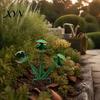 Durable Iron Yard Decoration Venus Flytrap Garden Stake, Metal Carnivorous Plant Art Ornament, Funny Piranha Stake Outdoor Lawn Patio Flower