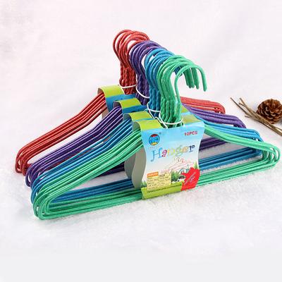 Manufacturer Bold 41Cm Adult Non-Slip Steel Wire Hanger, Household Drying Rack, Clothing Store Clothes Rack Y0528