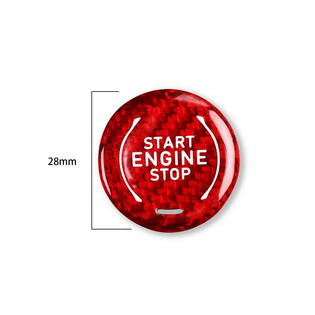 Dry Carbon Engine Start-Stop Switch Button Trim for Buick Encore -