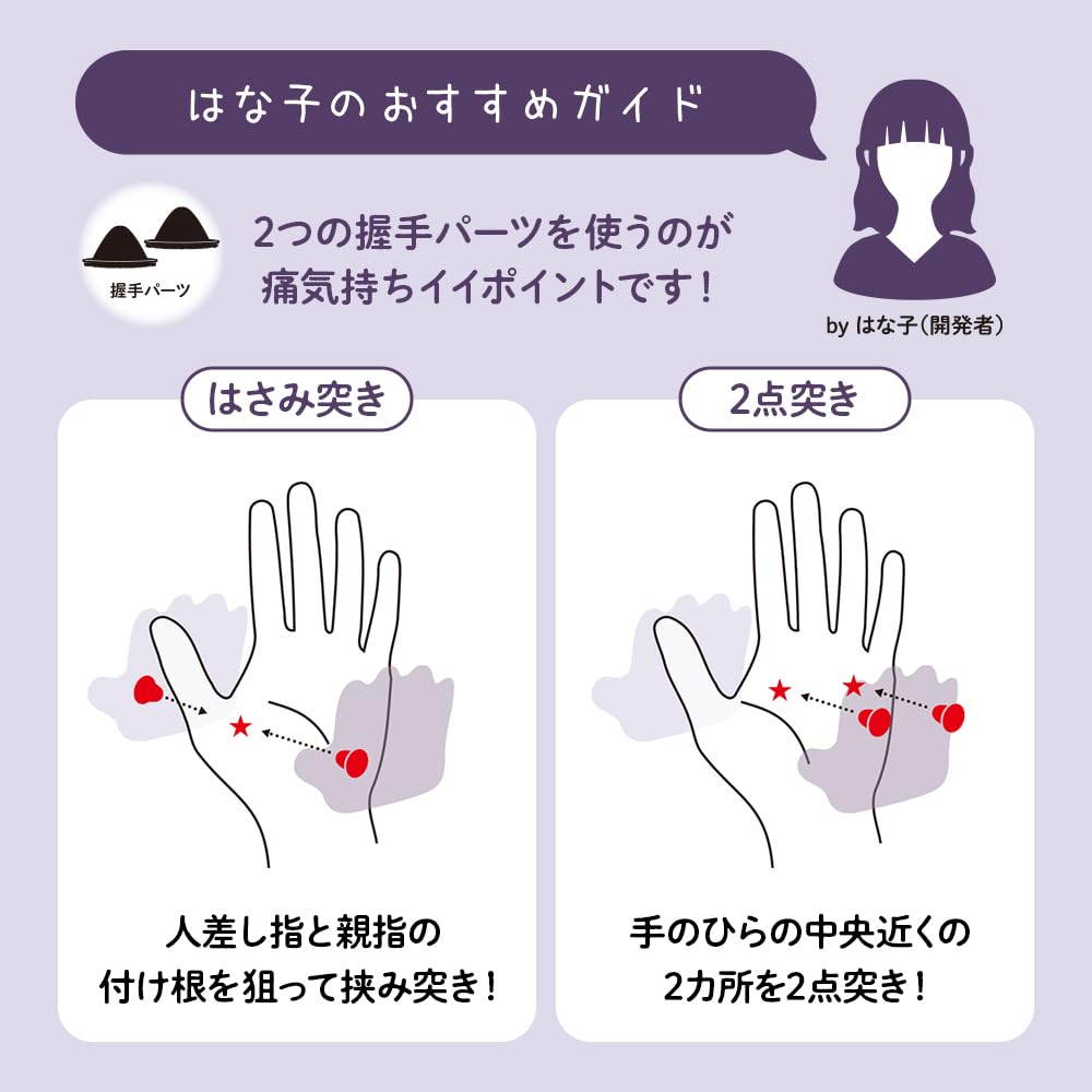 Gorilla Handshake Electric Hand Care 5 Minute Timer Automatic OFF 3 Levels of Adjustment Easy To Wear For Both Left and Right Hands Gray Doshisha