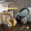 Headset CR-9 Metal Retro Wireless Bluetooth Headset 5.4 Sports Fashion Business Ear Music Headphones Long Battery Life