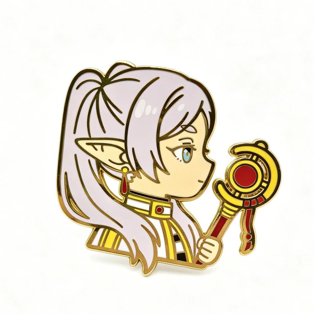 Klassische Anime-Spiele Emaille-Anstecker Kawaii Cartoon-Charakter Brosche Kleidung Rucksack Revers-Abzeichen Mode Schmuck Zubehör Geschenke