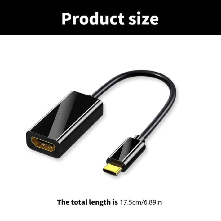 USB C To HDTV Adapter,4K High Resolution Support For Professional Editing And Entertainment MultiDevice Compatible
