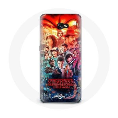 Coque Pour Samsung Galaxy A3 2016 Stranger Things Teaser Saison 4 Affiche Personnages Art