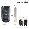 315mhz 433Mhz ID46 Chip Flip Remote Car Key Remote for Hyundai I20 I30 IX35 Avante for Kia K2 K5 Sportage Auto Key Case Shell