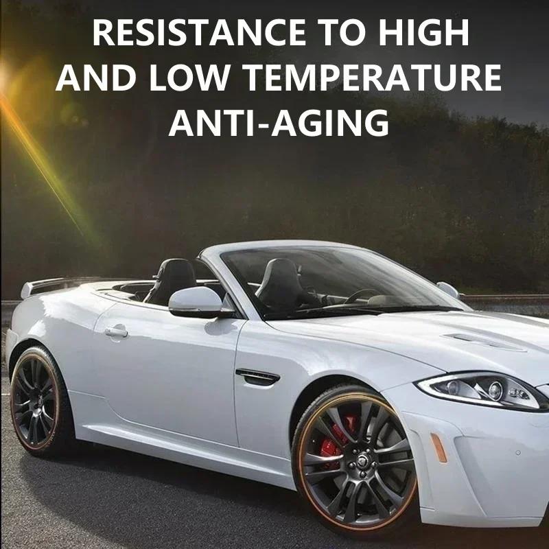 Universal Car Rim Protect Strip 8 Meters Wheel Edge Protector Car Wheel Sticker Tire Protection Care Covers Car Styling