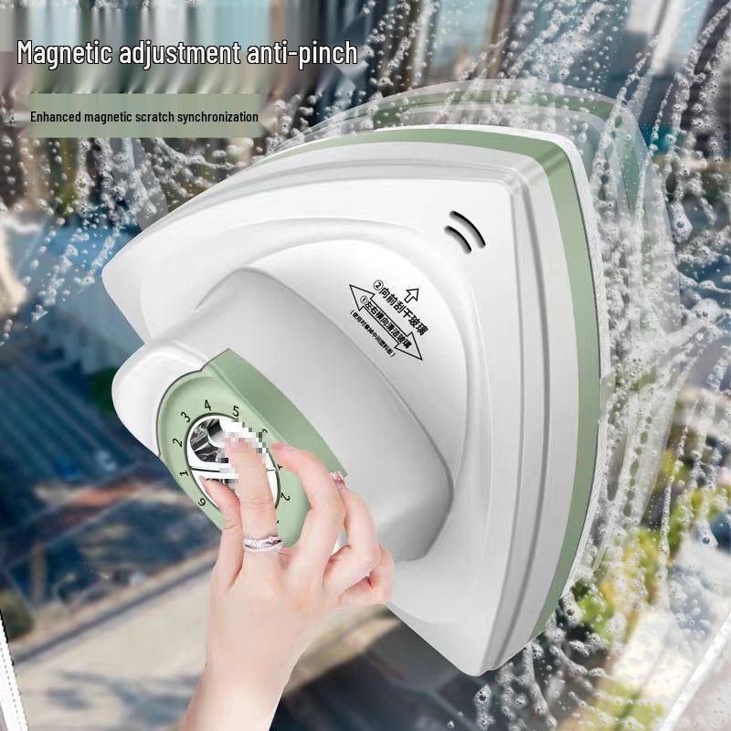 Strong Magnetic Triple-Layer Glass Cleaning Squeegee for High-Rise Windows