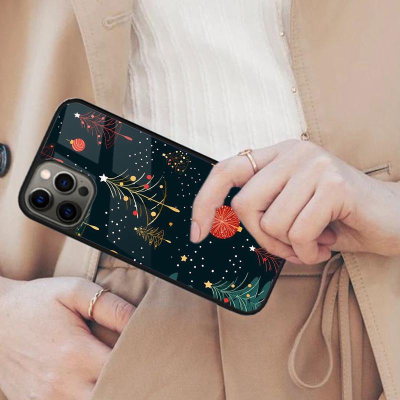 Christmas Tree New Year Art Magnetic Phone Case For APPLE iPhone 17 Air 16 14 13 12 Pro Max 15 Plus Charge MagSafe Cover