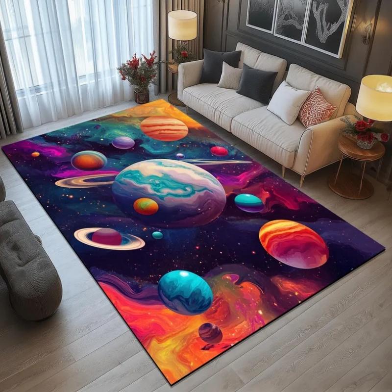 Kinder Cartoon Stadt Straßen Teppich Rutschfeste Spielmatte für Wohnzimmer Schlafzimmer Spielzimmer Pädagogischer Spielzeugteppich Perfekt für das Kinderspiel