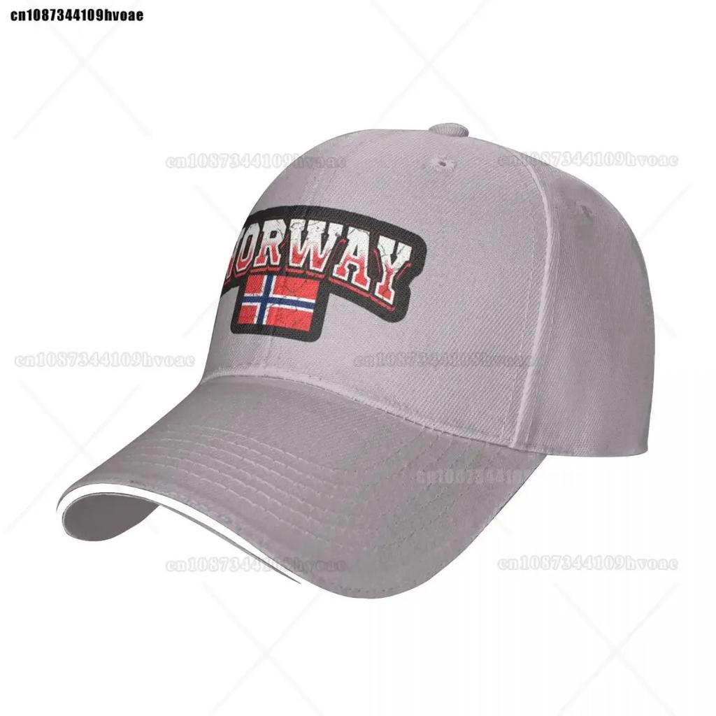 Cappellino da Baseball Multicolore con Stampa Gradiente Bandiera NORVEGIA Per Donna Sportivo Coquette Cappelli Parasole da Spiaggia Cappellino Sportivo con Visiera