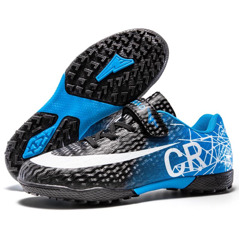

Pink Children s Football Shoes Low-cut Sports Shoes Boys Girls Outdoor Anti-slip Turf Soccer Shoes Kids Training Shoes 35