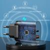 PD12W 5V/2.4A Type-C Mobile Charger with EU/US/UK Adapter