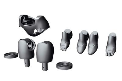 Kotobukiya Megami Device M.S.G 02 Bottoms Set Black, Approximately 20mm In Length, 1/1 Scale Plastic Model Kit KP597