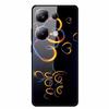 Glass Back Cover For Poco M6 Pro 4G Case M 6 M6Pro Hard Tempered Glass Case For Xiaomi Redmi Note 13 Pro Phone Case Soft Bumper