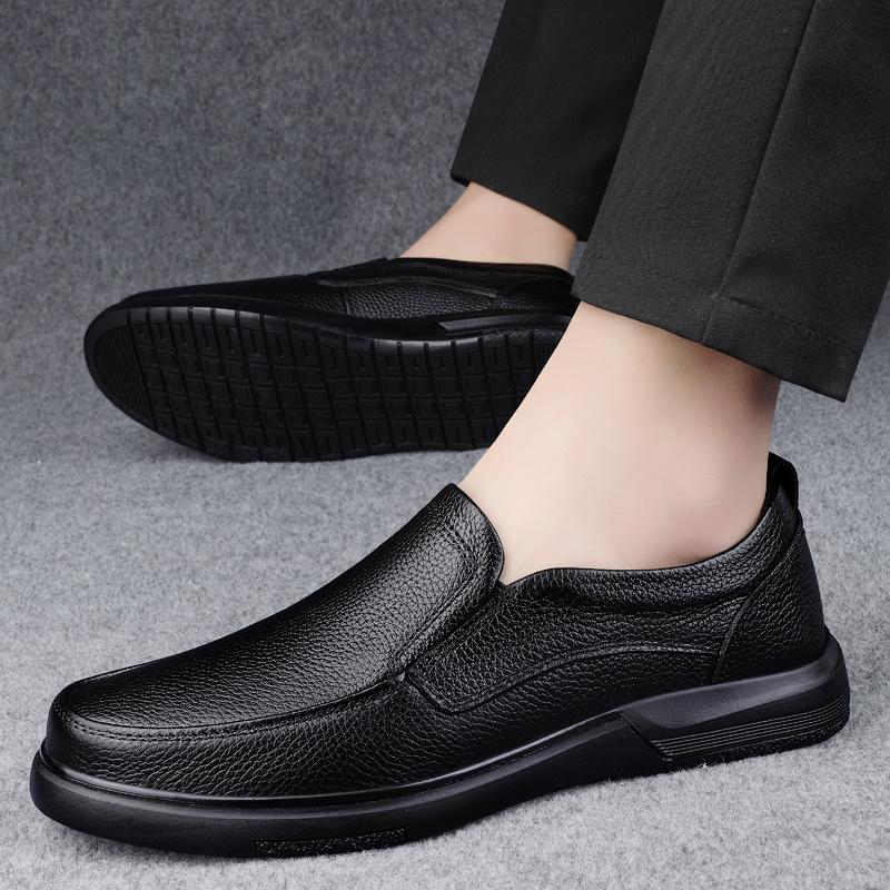High Quality Man Breathable Drive Flat High Quality Men's Classic Loafer Genuine Leather Mens Loafers Slip-on Men Wedding Shoes