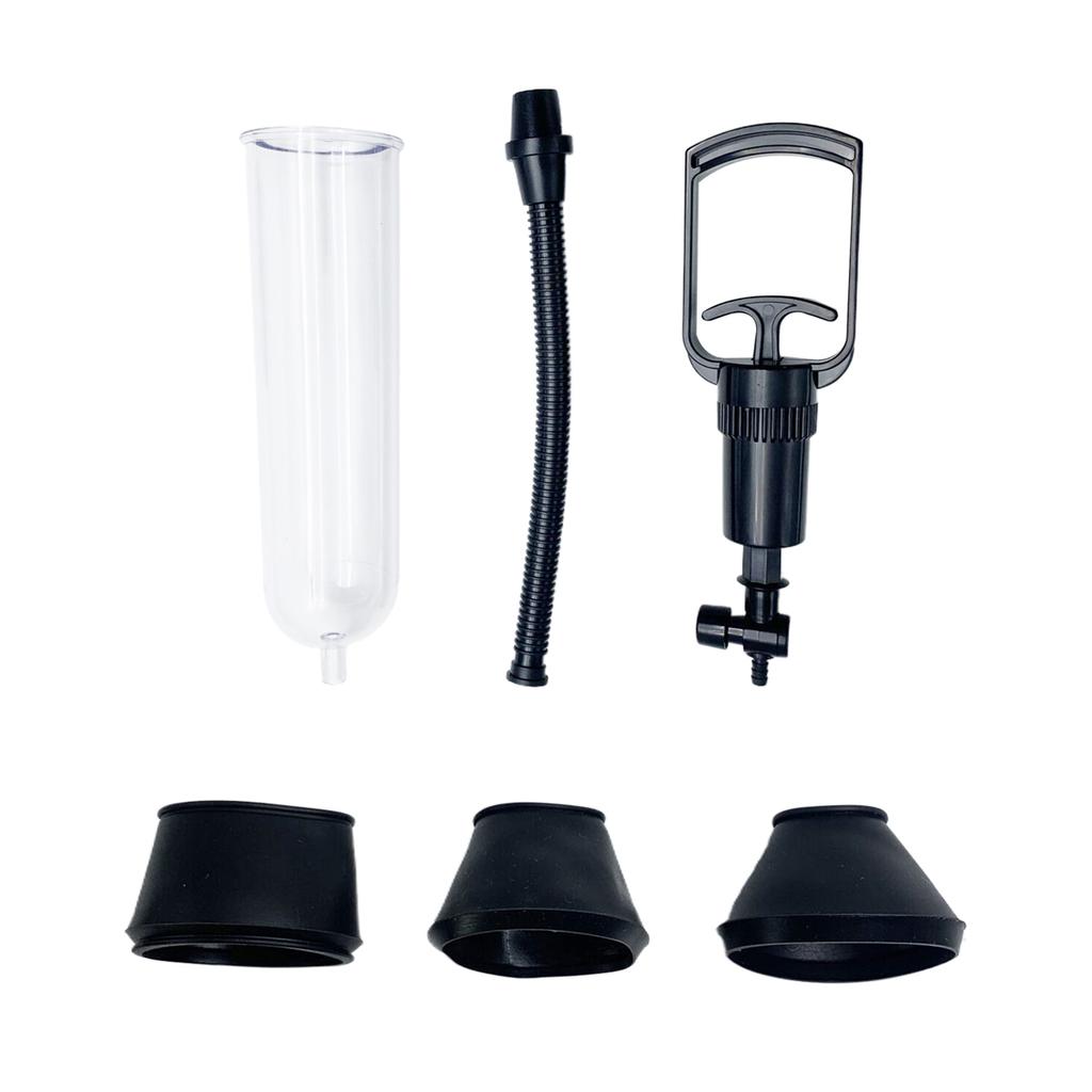 3 Sizes Hand-Controlled Penis Pump Sucking Massage Masturbation Penis Head Stimulation Fun Flirtation Stimulation Adult Sex Toys