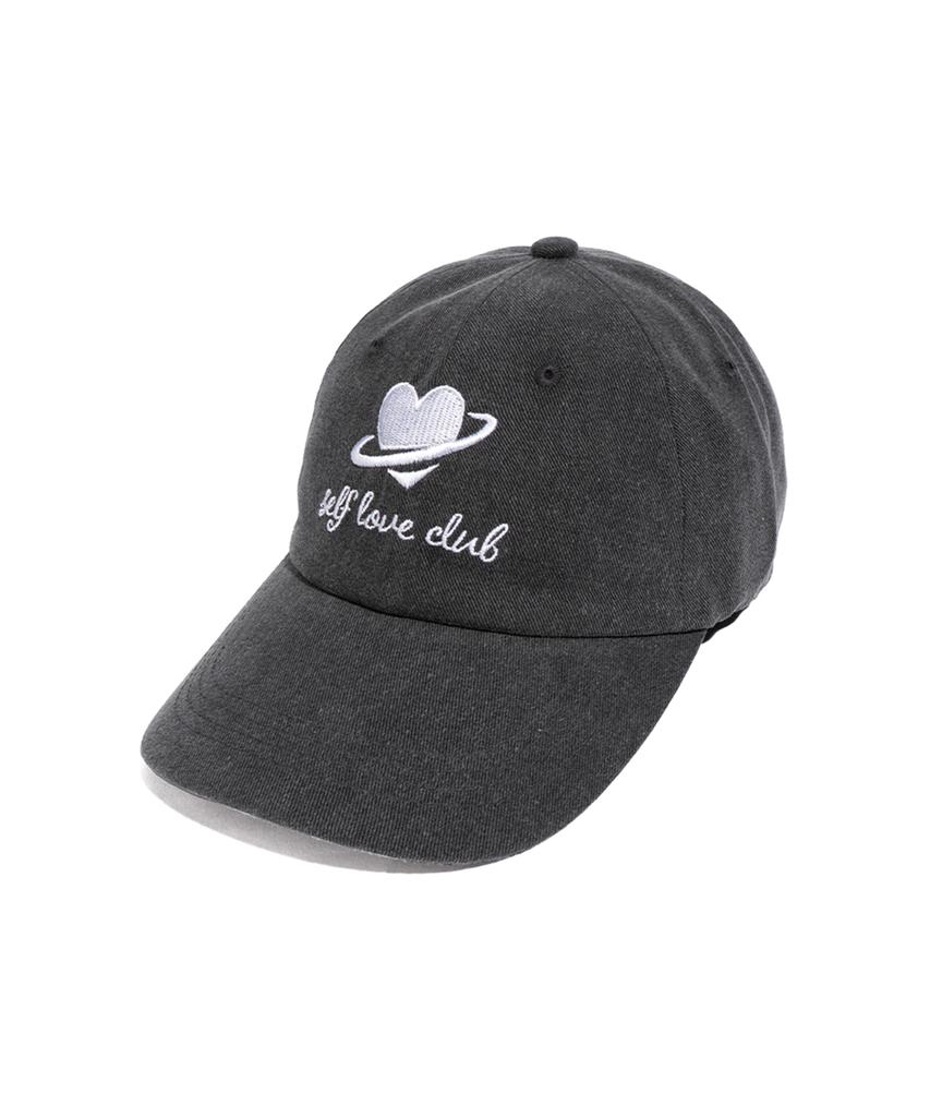 NET SOCIAL CLUB Self Love Pigment Washed Cap (Black)
