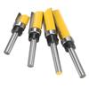 4Pcs Milling Cutter 14 Handle Shock Resistance High Toughness Positioning Accuracy Cutting Tools