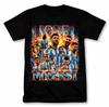 Lionel Messi Argentinië Grafisch T-shirt Vintage Stijl Voetbalfan Tee