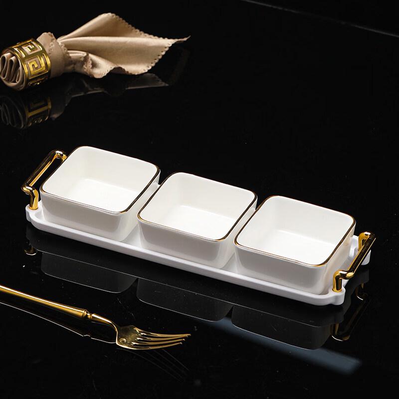 Ru Han Europäisches Keramik-Snack- und Dessert-Set