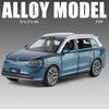 1/32 AITO M9 SUV Alloy New Energy Car Model Diecasts Metal Luxy Vehicles Car Model Simulation Sound and Light Childrens Toy Gift