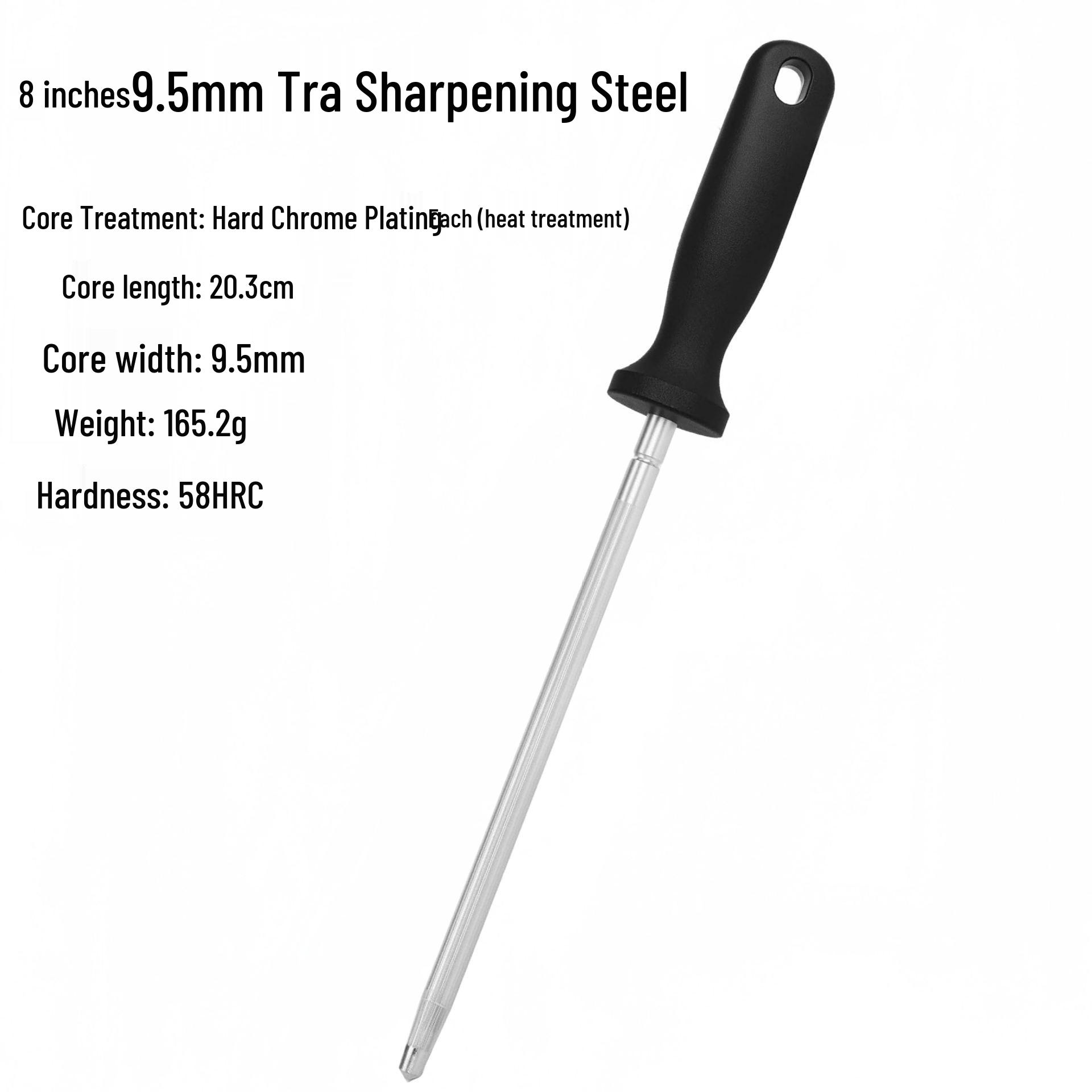 

Black Stainless Steel Sharpening Stick for Kitchen Knives