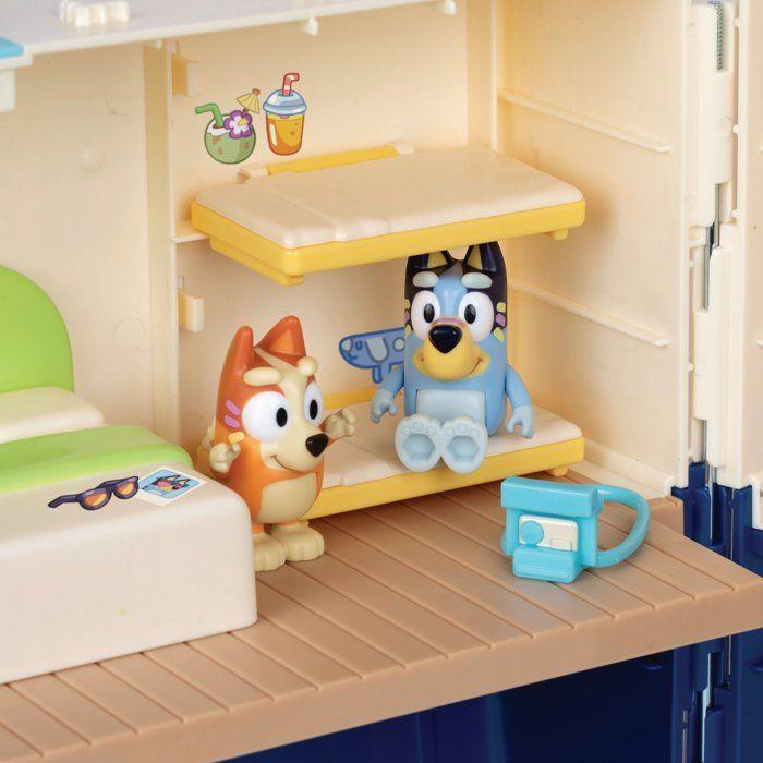 Playset - BLUEY - Bateau de croisière - 6 zones de jeu - Activités