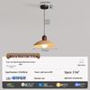 Walnut Finish Pendant Light - Wabi-Sabi Style for Restaurants, Bars, and Homes