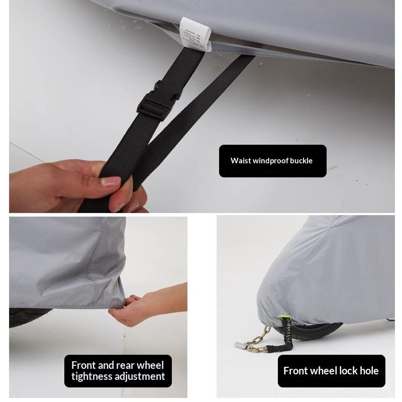 Electric Vehicle Rain Cover Rain and Dust Cover Battery Car Motorcycle Rain and Sun Cover Bicycle Clothes