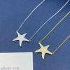 Sterling Silver S925 Starfish Necklace: Elegant European & American Style for Women